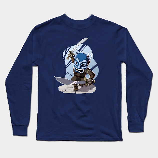 When the Blue Spirit Attacks Long Sleeve T-Shirt by CuppaJoey